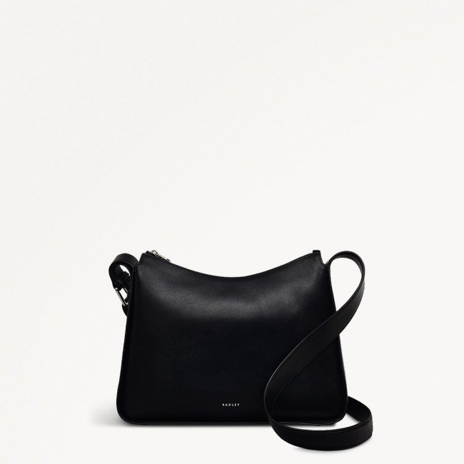 Radley London Westwell Lane - Medium Ziptop Crossbody - Black