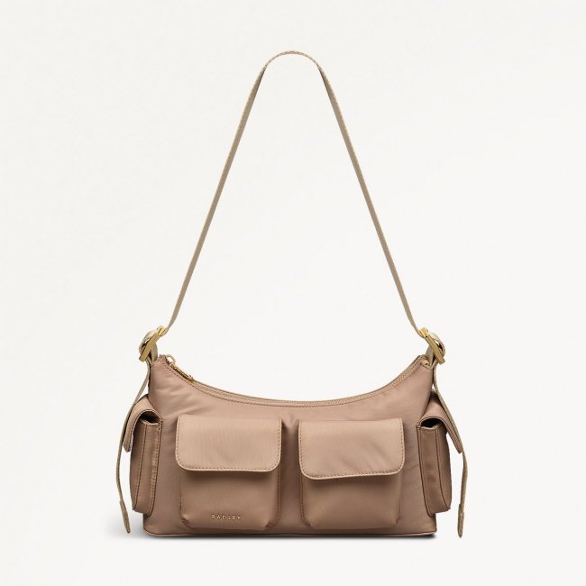 Radley London Guildford Grove - Medium Ziptop Shoulder - Stone