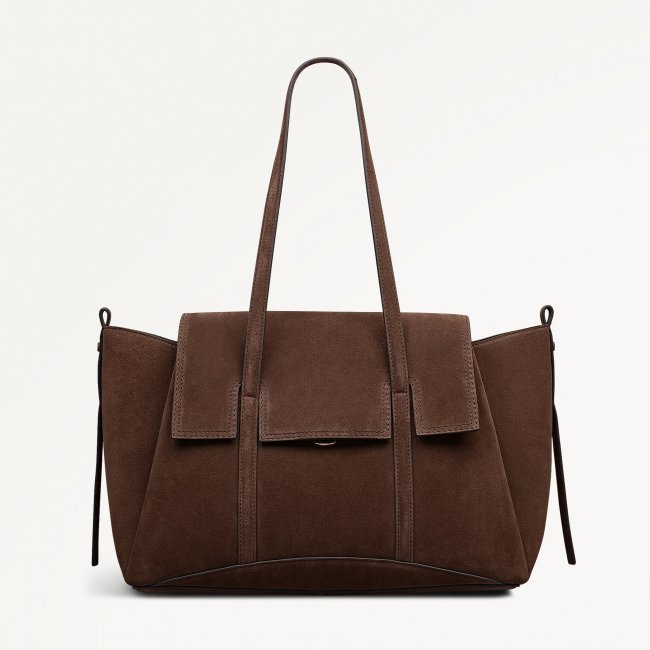 Radley London The Chancery - Medium Flapover Shoulder - Coffee Radley London The Chancery - Medium Flapover Shoulder - Coffee