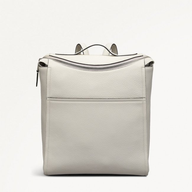 Radley London Oak Street - Medium Ziptop Backpack - Chalk