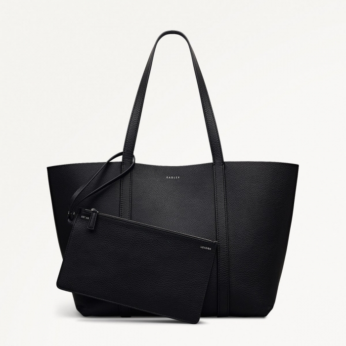 Radley London Hanbury Row - Large Open Top Tote - Black