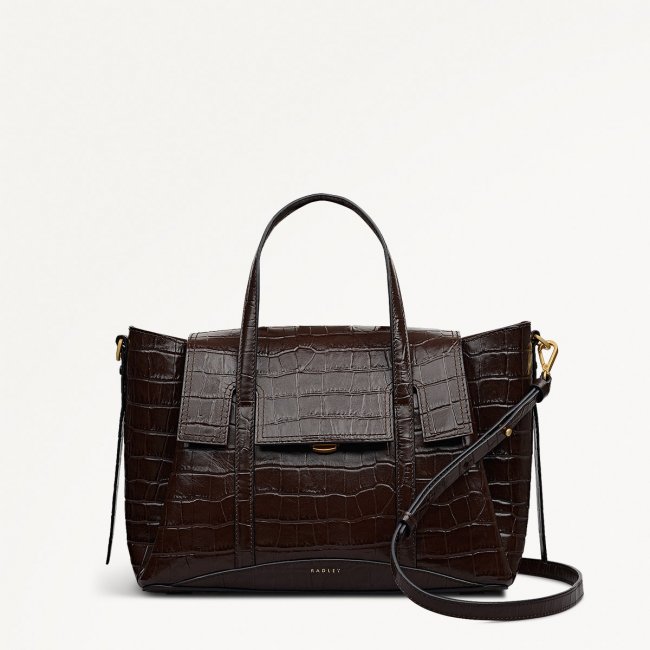 Radley London The Chancery - Medium Flapover Grab - Dark Oak