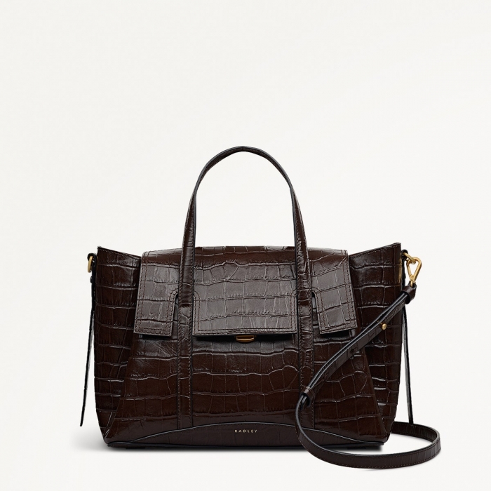 Radley London The Chancery - Medium Flapover Grab - Dark Oak