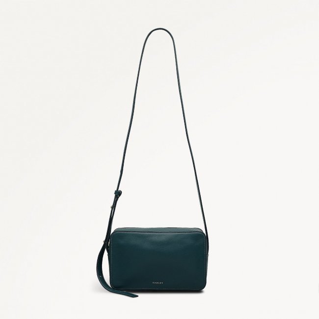 Radley London Duchess Close - Small Ziptop Cross Body - Teal Radley London Duchess Close - Small Ziptop Cross Body - Teal