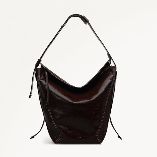 Radley London De Beauvoir - Large Ziptop Shoulder - Dark Oak
