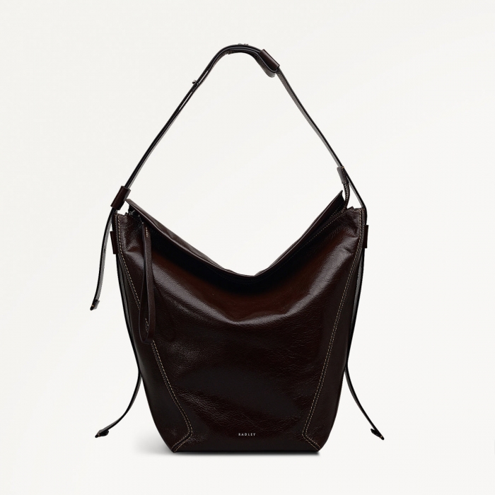 Radley London De Beauvoir - Large Ziptop Shoulder - Dark Oak