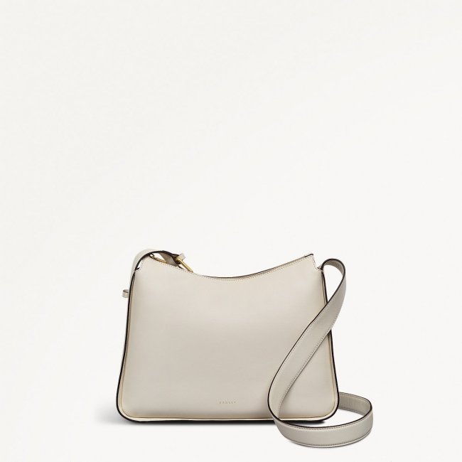 Radley London Westwell Lane - Medium Ziptop Cross Body - Chalk