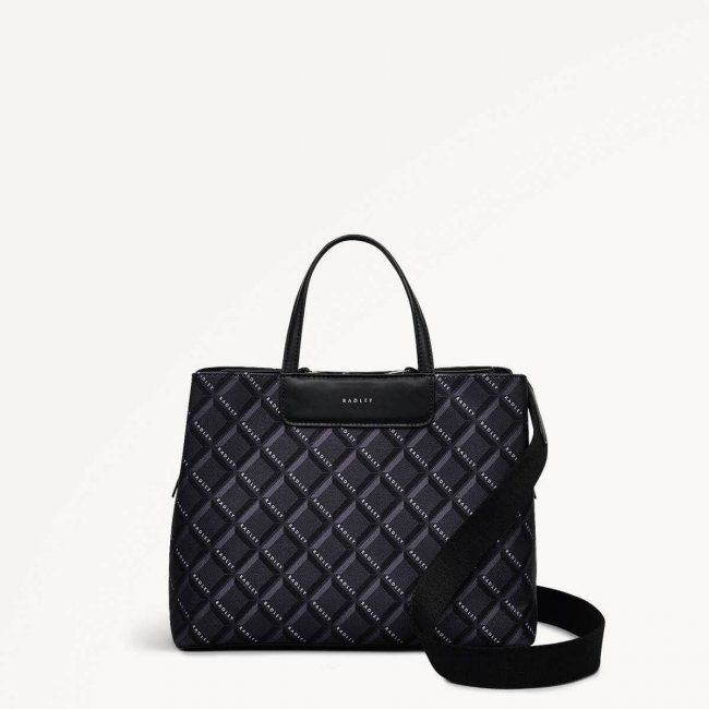 Radley London Southwell Gardens - Medium Ziptop Grab - Black