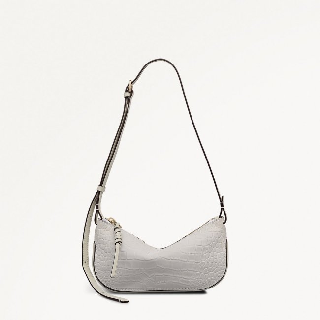 Radley London The Iris - Small Ziptop Cross Body - Snow Radley London The Iris - Small Ziptop Cross Body - Snow