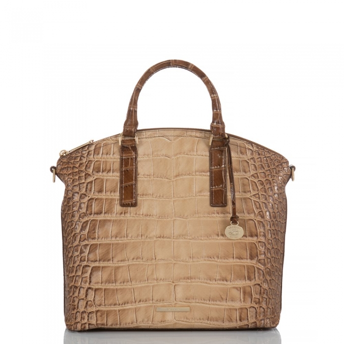 Brahmin Large Duxbury Satchel Tan Harmon ID:Brahmin-202555