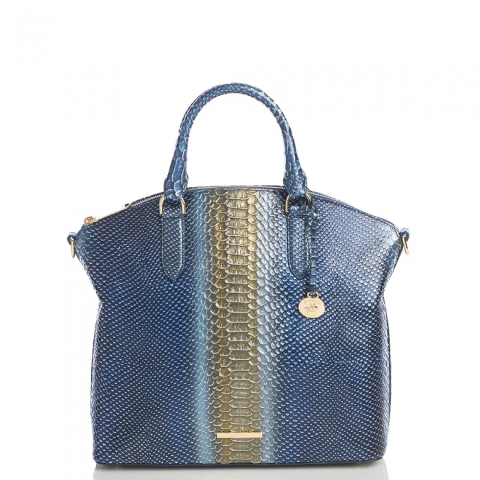 Brahmin Large Duxbury Satchel Serenity Meridian ID:Brahmin-203099