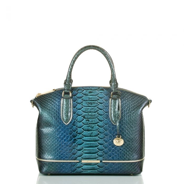 Brahmin Duxbury Satchel Sapphire Ateague ID:Brahmin-203061