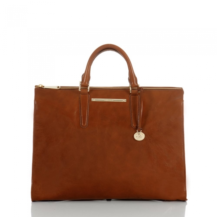 Brahmin Business Tote Whiskey Topsail ID:Brahmin-202606