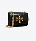 Tory Burch ELEANOR SMALL BAG - Black / Rolled Gold Tory Burch ELEANOR SMALL BAG - Black / Rolled Gold