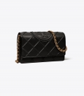 Tory Burch FLEMING SOFT CHAIN WALLET - Black Tory Burch FLEMING SOFT CHAIN WALLET - Black
