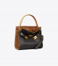 Tory Burch PETITE LEE RADZIWILL DOUBLE BAG - Black