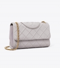 Tory Burch FLEMING SOFT CONVERTIBLE SHOULDER BAG - Bay Gray Tory Burch FLEMING SOFT CONVERTIBLE SHOULDER BAG - Bay Gray