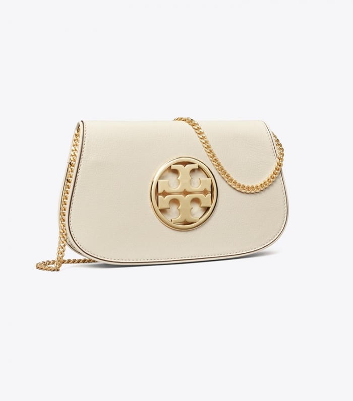 Tory Burch REVA CLUTCH - New Ivory