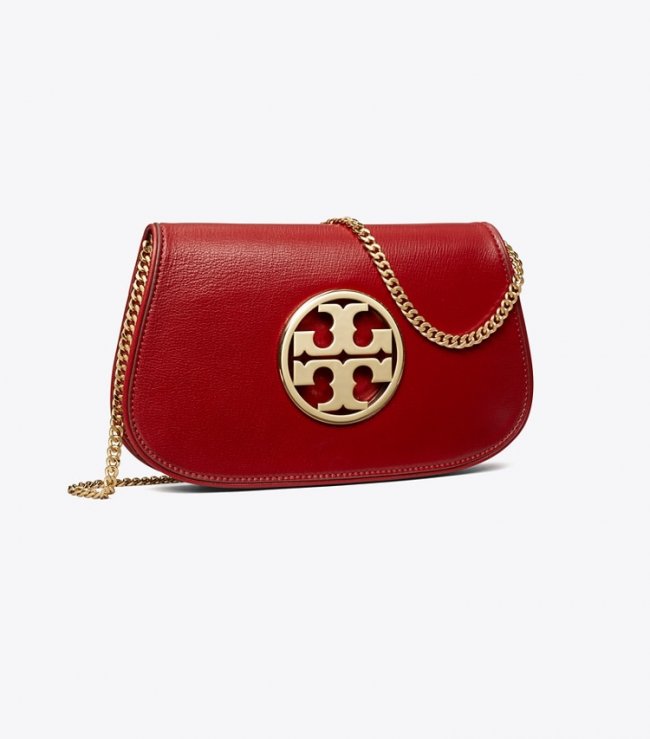 Tory Burch REVA CLUTCH - Brick
