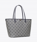 Tory Burch T MONOGRAM ZIP TOTE - Tory Navy Tory Burch T MONOGRAM ZIP TOTE - Tory Navy
