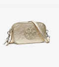 Tory Burch MINI MILLER METALLIC CROSSBODY BAG - Gold Tory Burch MINI MILLER METALLIC CROSSBODY BAG - Gold