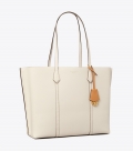 Tory Burch PERRY TRIPLE-COMPARTMENT TOTE BAG - New Ivory Tory Burch PERRY TRIPLE-COMPARTMENT TOTE BAG - New Ivory