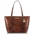 Brahmin Medium Asher Tote Handbag | Pecan Melbourne ID:Brahmin-202761 Brahmin Medium Asher Tote Handbag | Pecan Melbourne ID:Brahmin-202761