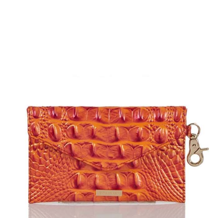 Brahmin Mini Envelope Case Dusty Orange Melbourne ID:Brahmin-202705