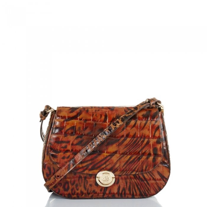 Brahmin Small Nadine Cognac Hendrix ID:Brahmin-203314