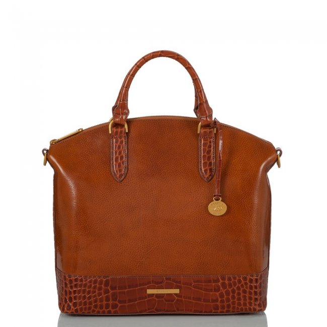 Brahmin Large Duxbury Satchel Butterscotch Laurence ID:Brahmin-202946