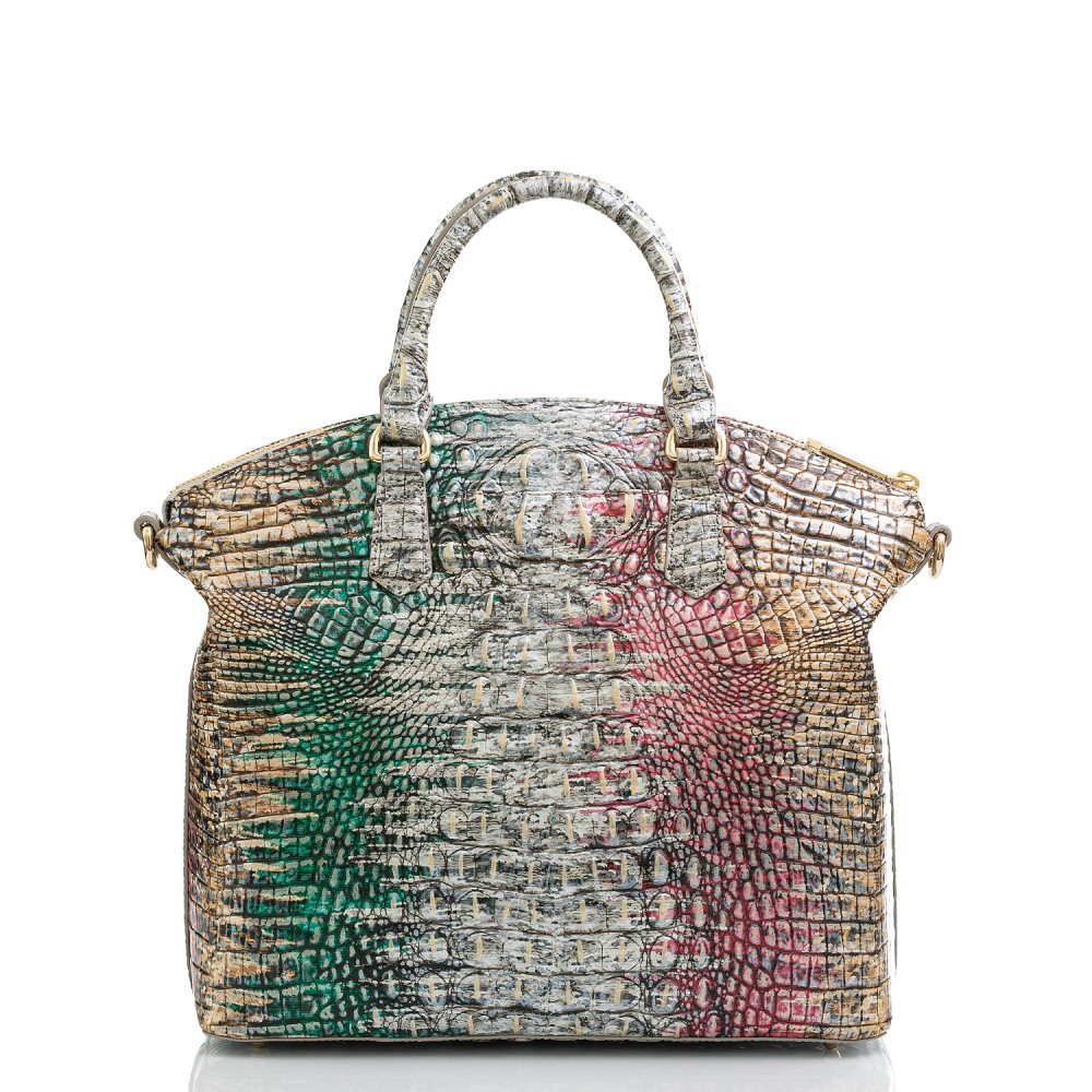Brahmin Large Duxbury Satchel Carnival Ombre Melbourne ID:Brahmin-202951
