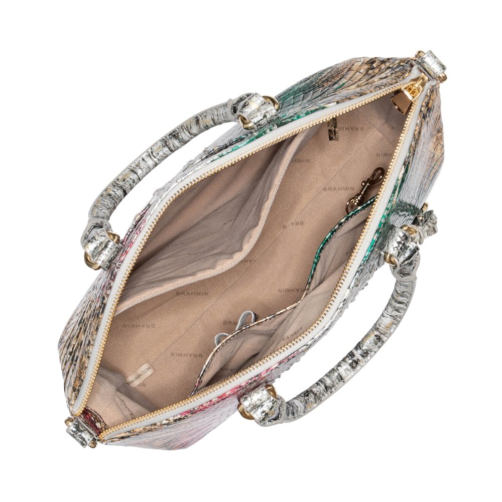 Brahmin Large Duxbury Satchel Carnival Ombre Melbourne ID:Brahmin-202951