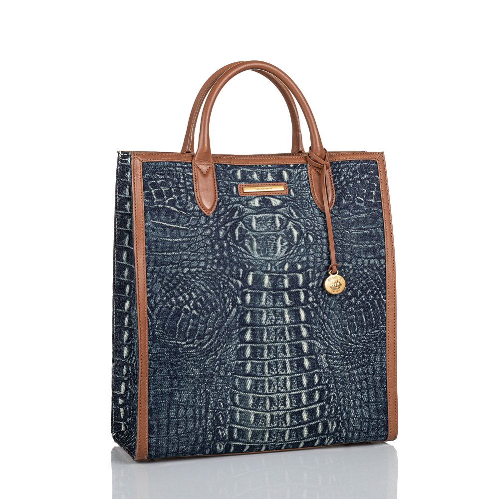 Brahmin Monique Denim Quinze ID:Brahmin-202734