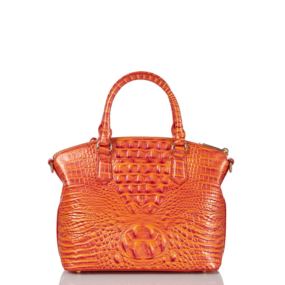 Brahmin Duxbury Satchel Dusty Orange Melbourne ID:Brahmin-203047