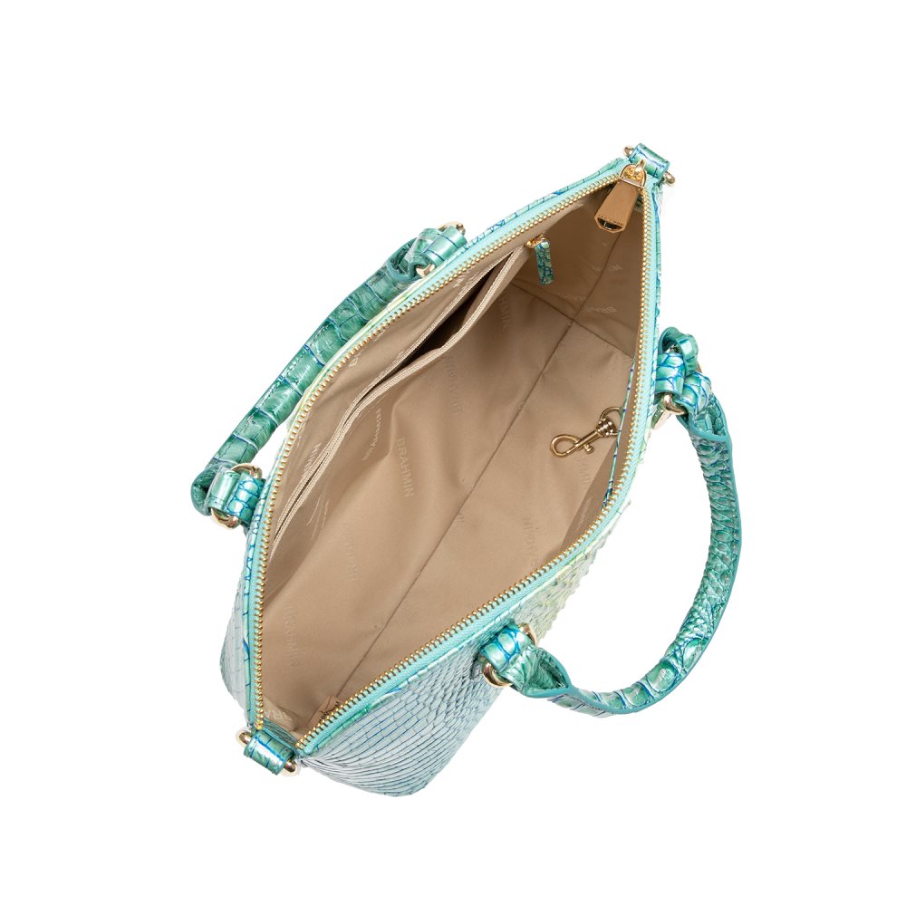 Brahmin Duxbury Satchel Seafoam Ombre Melbourne ID:Brahmin-203055