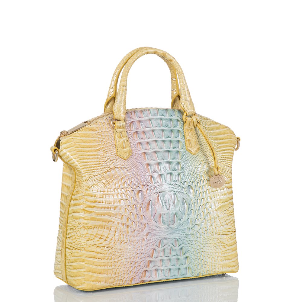 Brahmin Large Duxbury Satchel Daybreak Ombre Melbourne ID:Brahmin-203082
