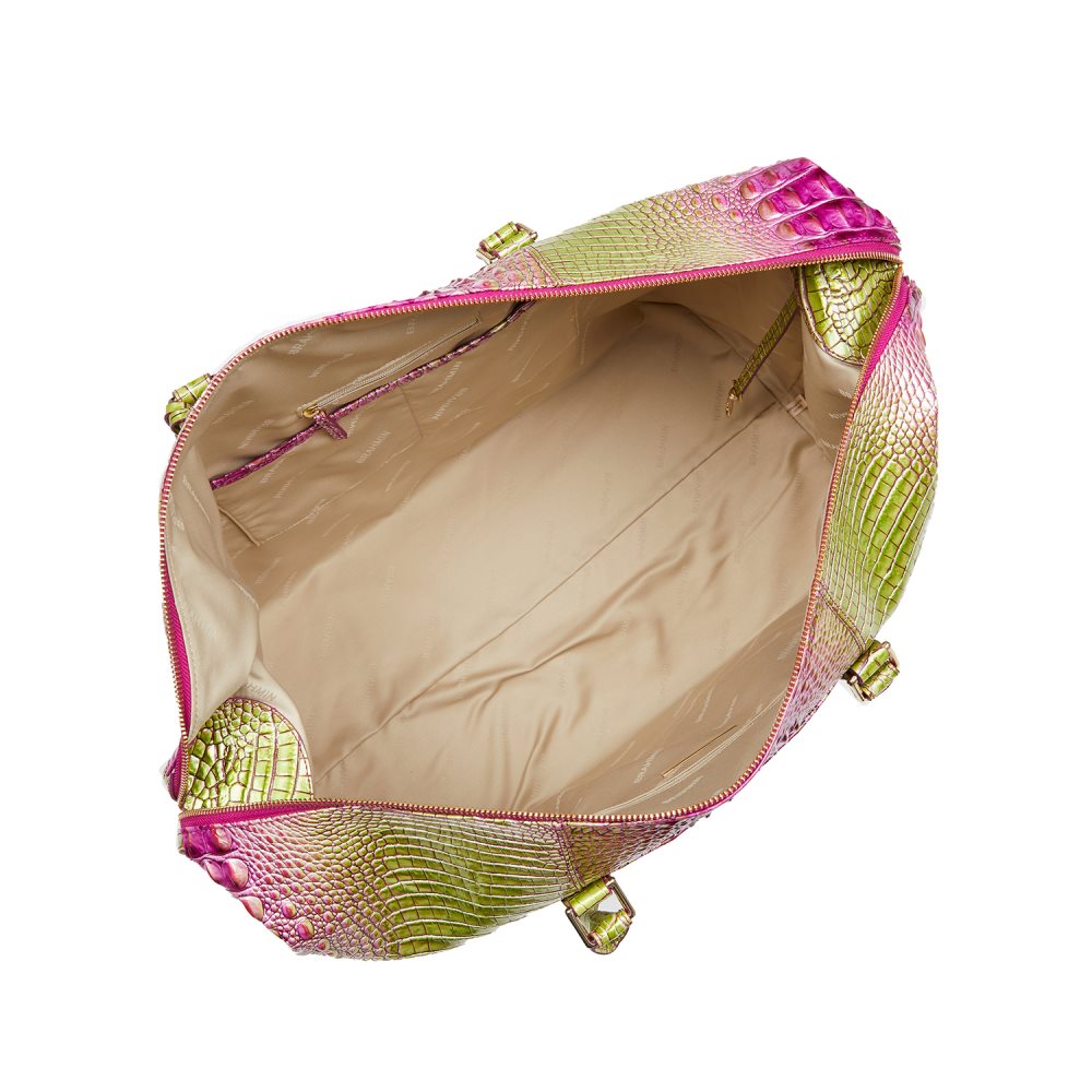 Brahmin Duxbury Weekender Limeade Ombre Melbourne ID:Brahmin-202685