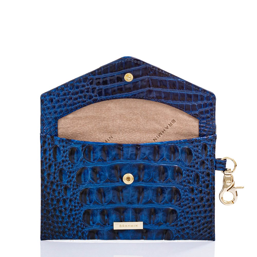 Brahmin Mini Envelope Case Sapphire Melbourne ID:Brahmin-202707