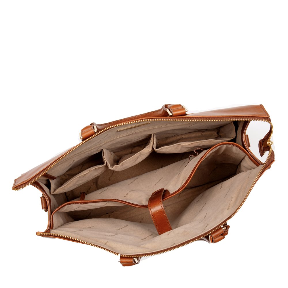 Brahmin Business Tote Whiskey Topsail ID:Brahmin-202606