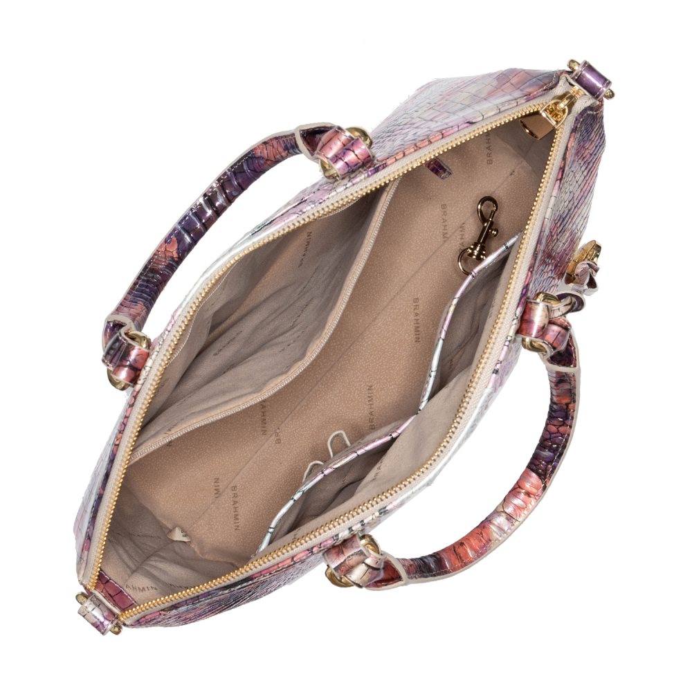 Brahmin Large Duxbury Satchel Supernova Ombre Melbourne ID:Brahmin-203022