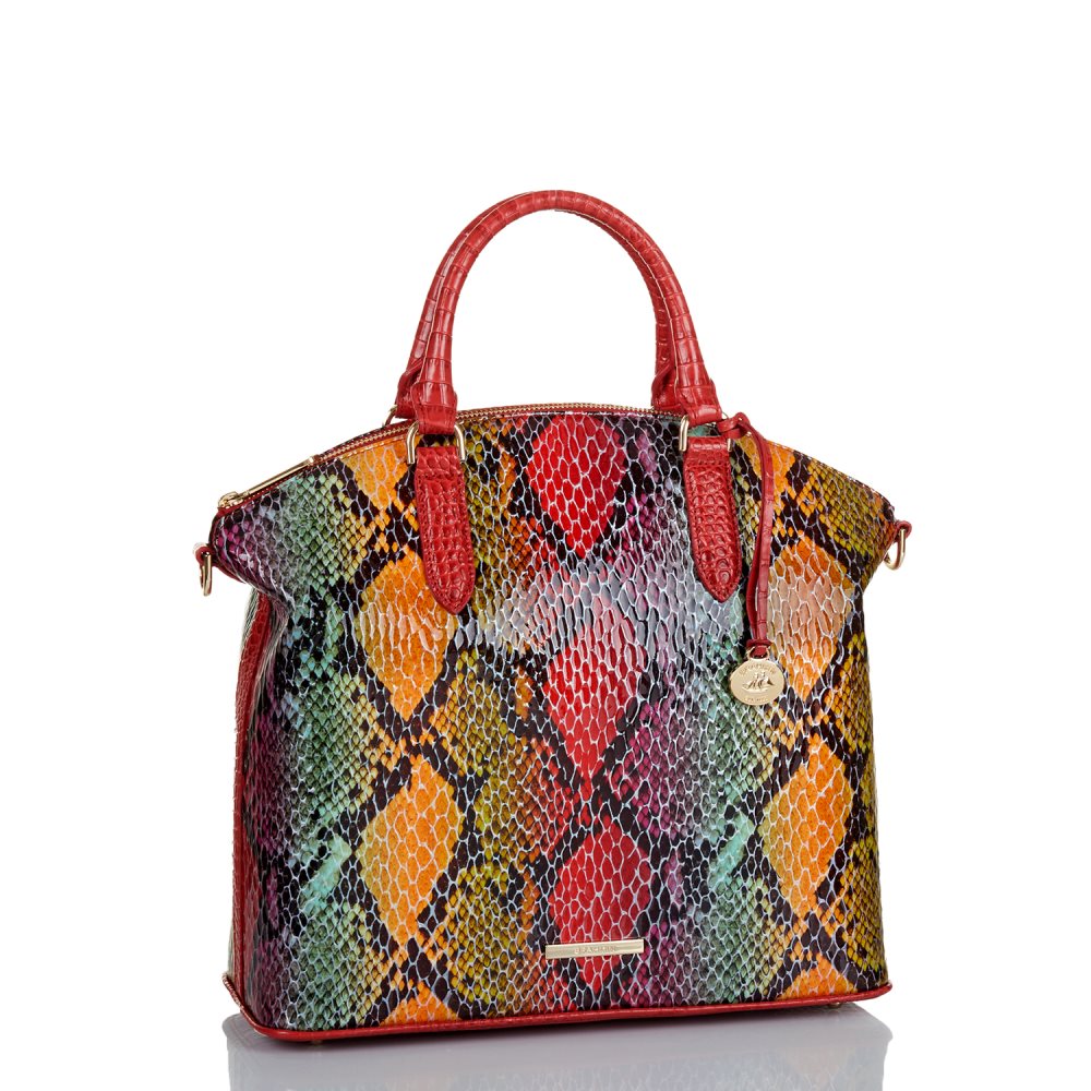 Brahmin Large Duxbury Satchel Red Dragon Experium ID:Brahmin-202557