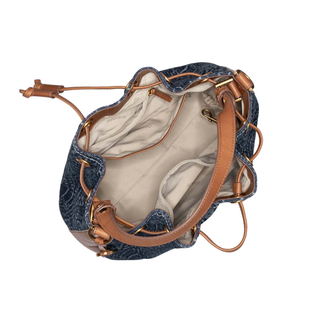 Brahmin Marlowe Denim Quinze ID:Brahmin-203478