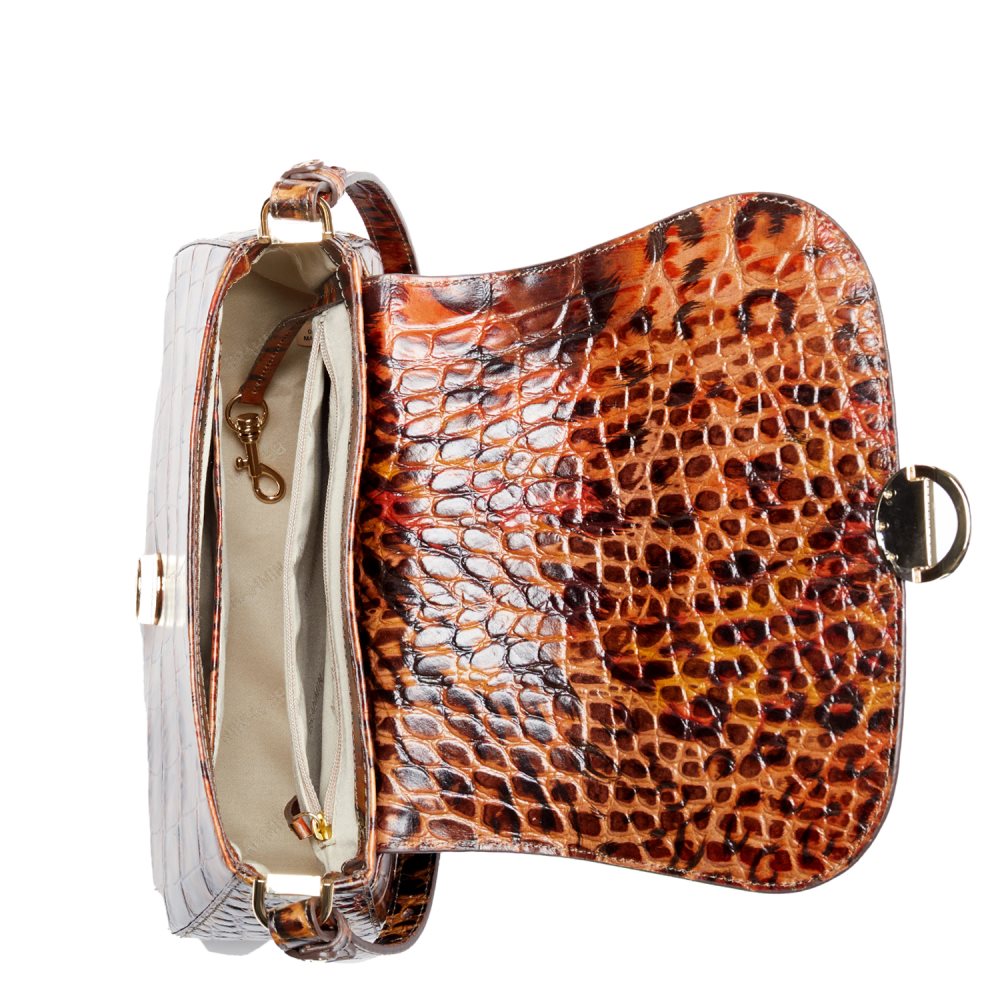 Brahmin Small Nadine Cognac Hendrix ID:Brahmin-202591