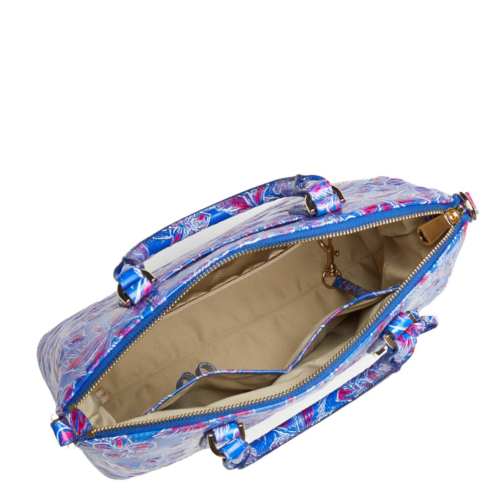 Brahmin Duxbury Satchel Vista Blue Torrone ID:Brahmin-203065