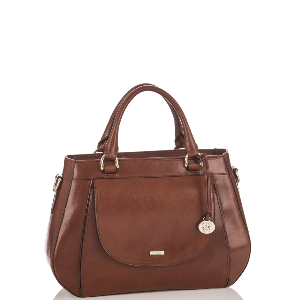 Brahmin Raelynn Cognac Topsail ID:Brahmin-202550