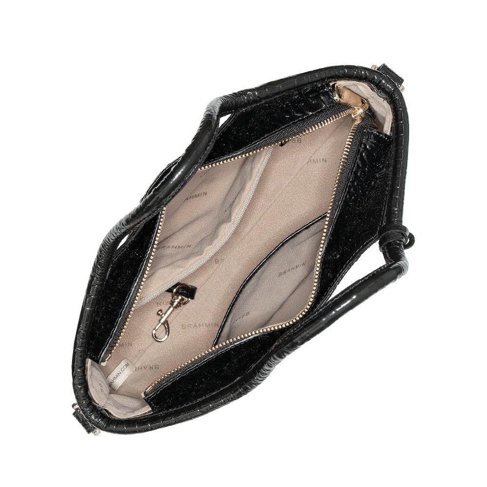 Brahmin Small Elaine Black Melbourne ID:Brahmin-203416