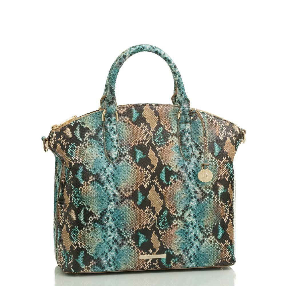 Brahmin Large Duxbury Satchel Ocean Lilyana ID:Brahmin-202995