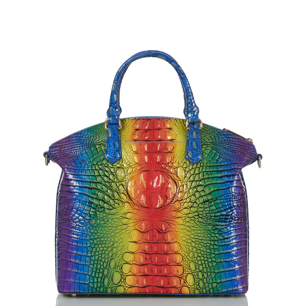 Brahmin Large Duxbury Satchel Popsicle Ombre Melbourne ID:Brahmin-203070