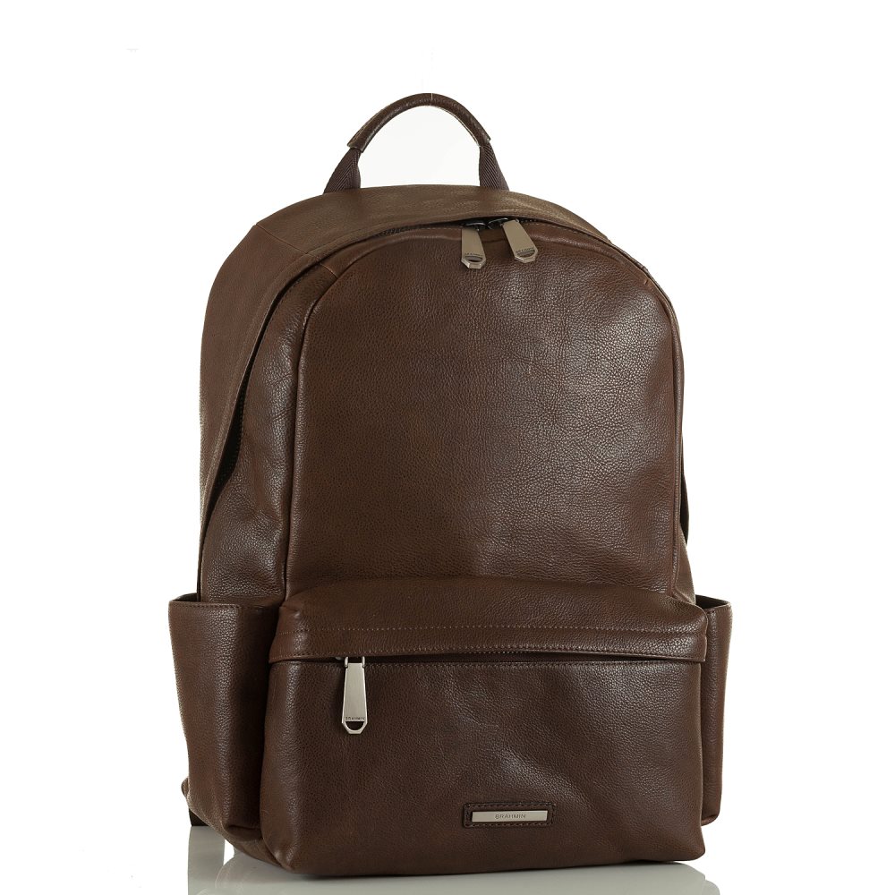 Brahmin Marcus Backpack Cocoa Brown Manchester ID:Brahmin-202620
