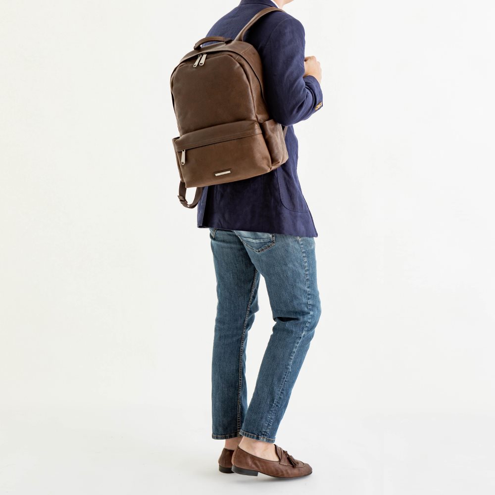 Brahmin Marcus Backpack Cocoa Brown Manchester ID:Brahmin-202620